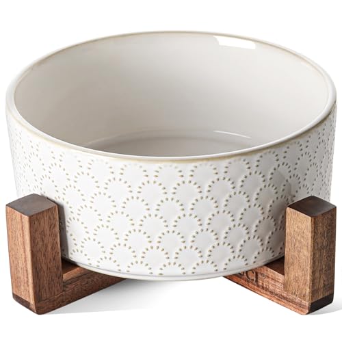 Ceramic Dog Bowls for Large Dogs (Fireworks / L-5 Cup)