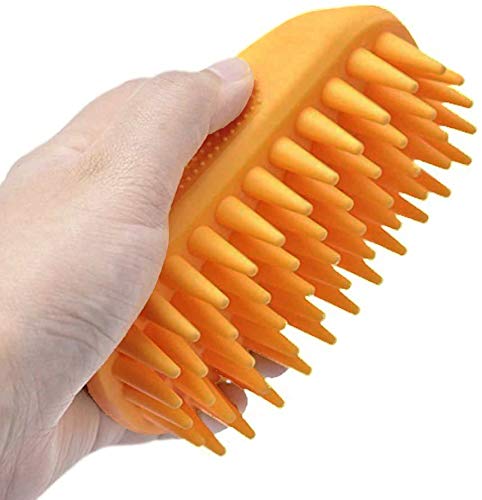 Dog Cat Pet Grooming Brush (Orange)