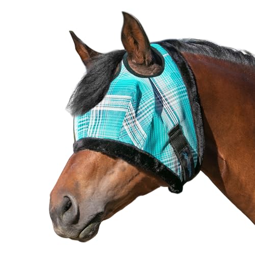 Kensington UV Fly Mask with Fleece Trim (2021-atlantis)