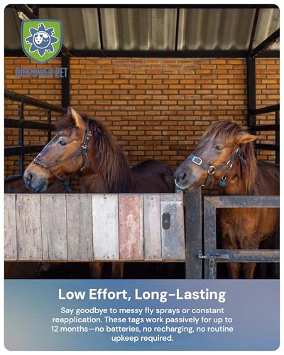 BioPower Natural Fly & Tick Repellent for Horses (Tag Bundle)
