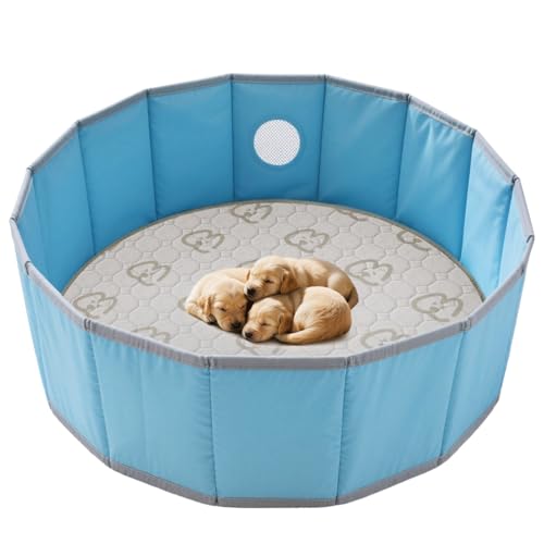 Washable Pee Pads for Dogs (Khaki / 36" Round (1 Pack))