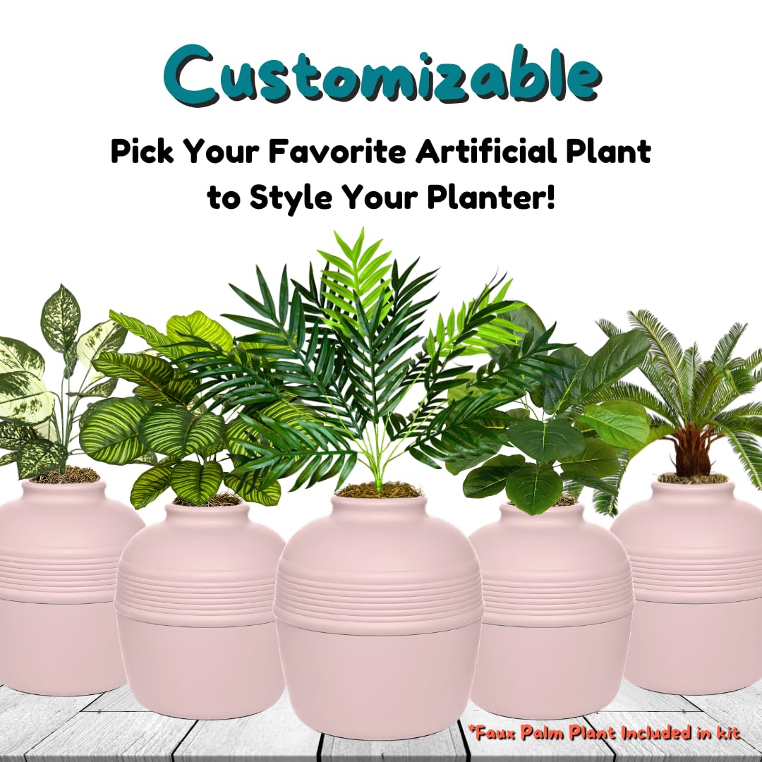 Original Hidden Litter Box Planter (Pink Coral)