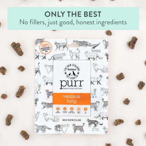 Purr Venison Lung Treat