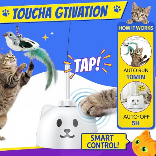 Automatic Interactive Cat Toy (Black)