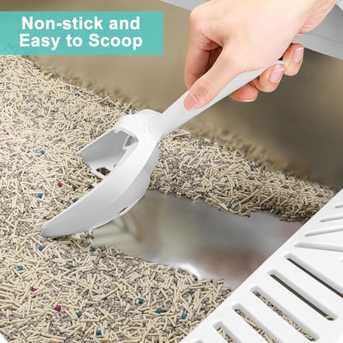 Stainless Steel Litter Box (Silver Gray / X-Large)