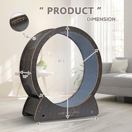 40" Cat Wheel for Indoor Cats (BLACK / 40")
