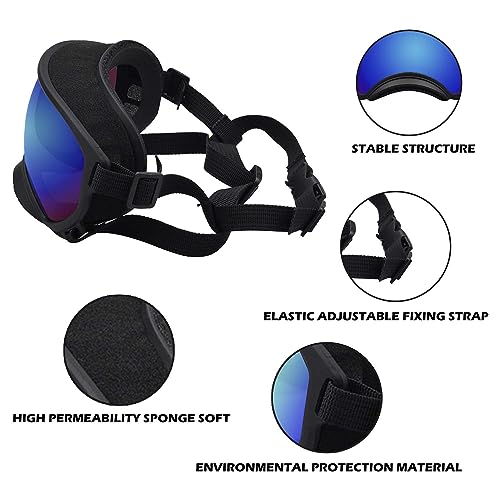 Medium Dog Sunglasses with Adjustable Strap UV Protection