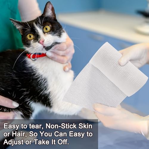 24 Pack Self Adhesive Bandage Wrap (White / 4 Inch)