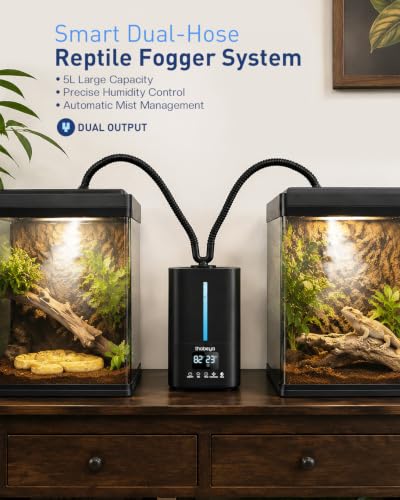 1.32 Gal 5L Reptile Fogger Humidifier with Dual Hose