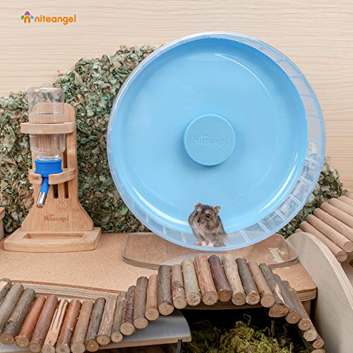 Super Silent Hamster Exercise Wheels (Medium / Light Blue)
