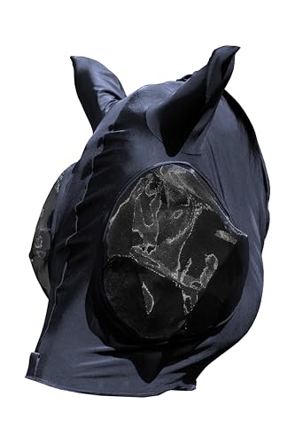 Bug Out Horse Fly Mask (Carbon Grey / Horse)