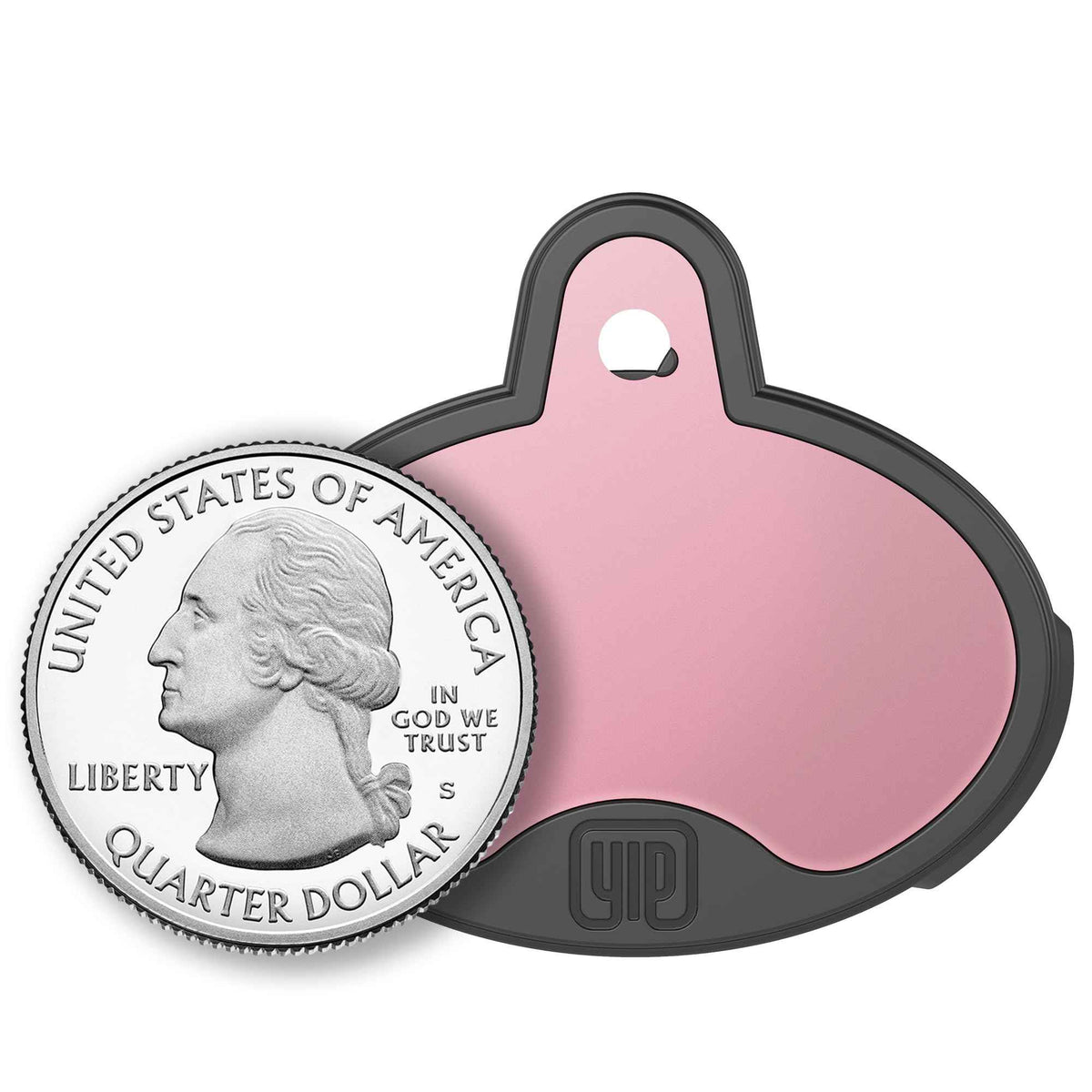 ID & Custom Engraved Dogs Tracker (Rose Gold)