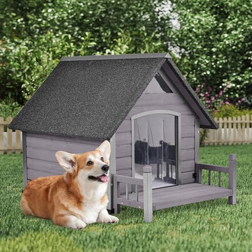 Dog House Outdoor Weatherproof with Porch