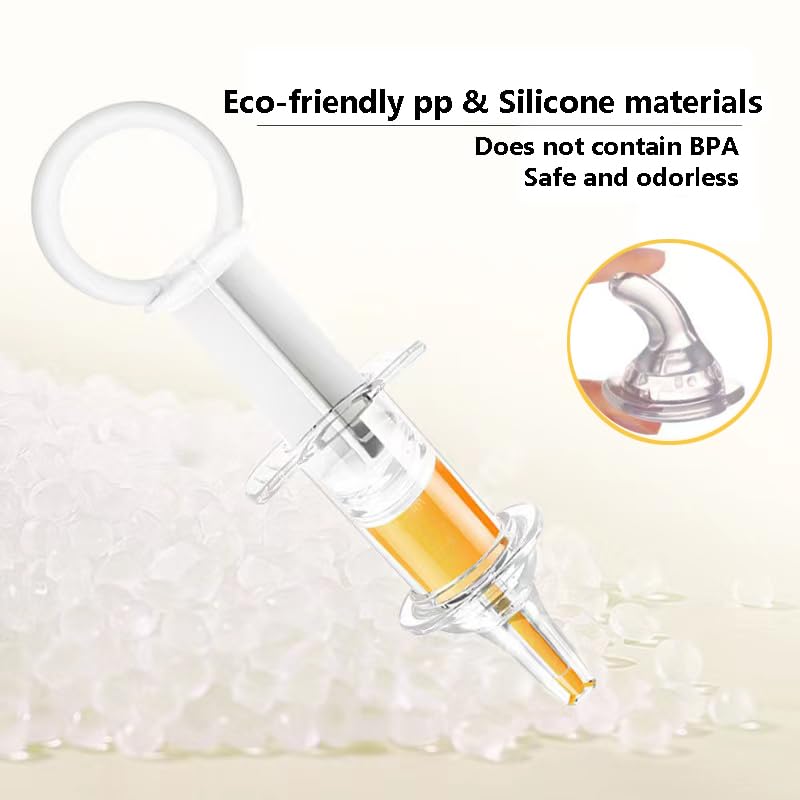 Pet Liquid Feeding Kit Pet Feeding Syringe Soft Tip (White)
