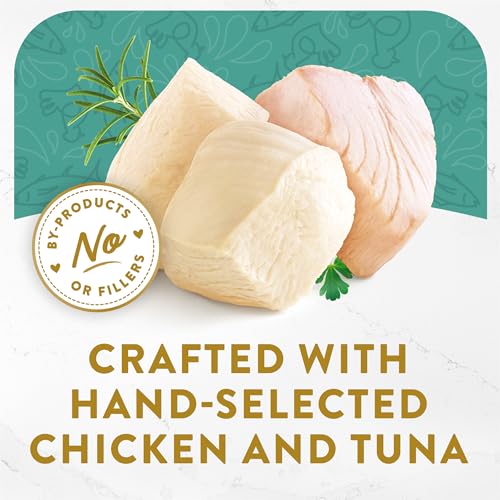 Purina Fancy Feast Appetizers Chicken Tuna Cat Food Topper (1.1 Ounce (Pack of 10))
