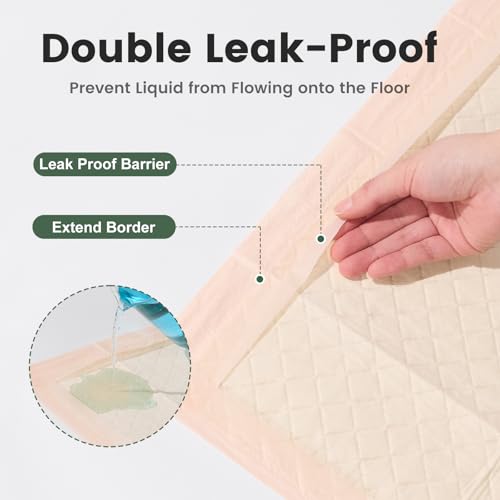 Disposable Puppy Pads XL (28"x34"-Apricot)