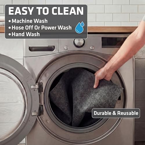 2 Pack Washable Pee Pads for Dogs (29" x 36" (2-Pack) / Charcoal)