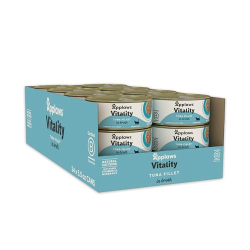 Vitality Tuna Fillet in Broth Wet Cat Food 24 (Tuna Fillet / 5.5 Ounce (Pack of 24))