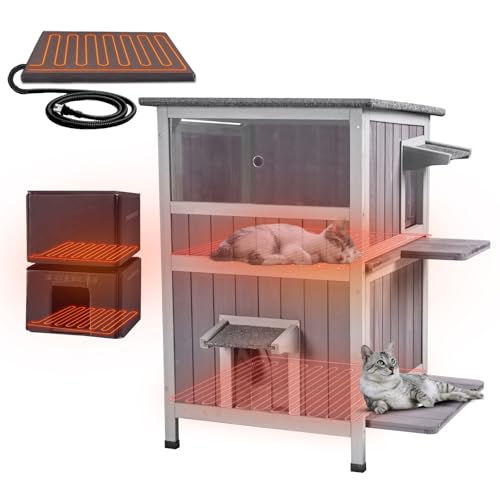 Heated Cat House for Outside 2