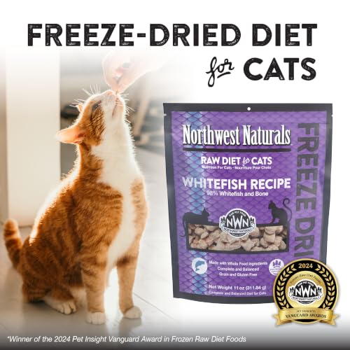 Freeze Dried Whitefish Cat & Kitten Food (11 Ounce (Pack of 3))