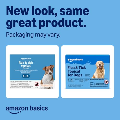 Preventative Flea and Tick Topical Treatment for Medium Dogs (6 Count)