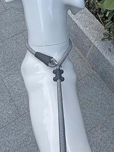 Slip Lead Dog Leash (1/2"×6ft / Grey)