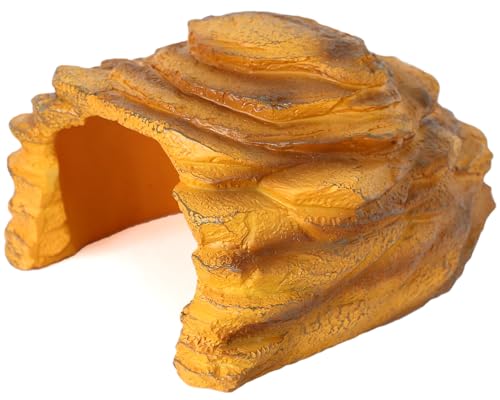 Resin Reptile Hideout (Large Size ( Yellow))