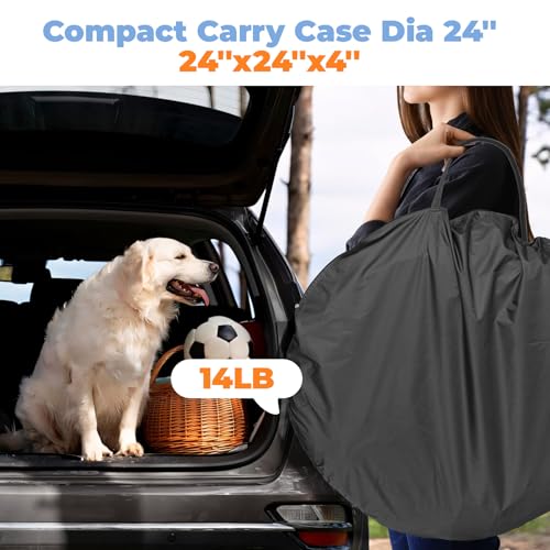 XXLarge Popup Portable Dog Houses (Grey)