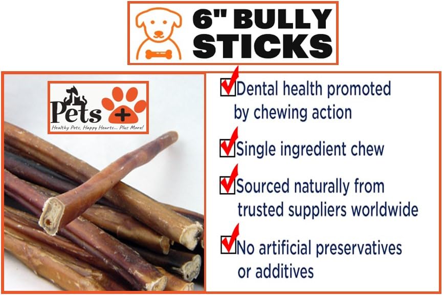 Pets Plus Premium Bart's Bully Sticks for Dogs (1 Ounce (Pack of 1))