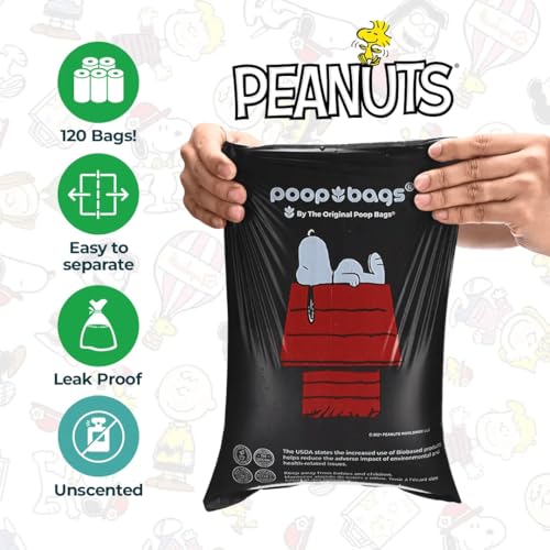 Peanuts Dog Waste Bags (120 Count (Pack of 1))