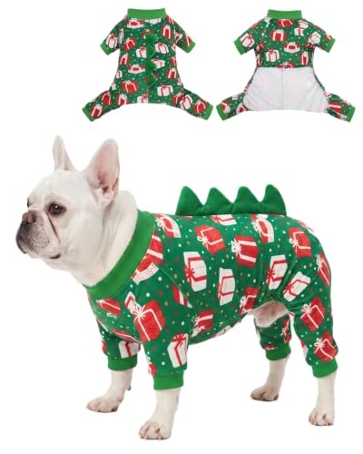 Dinosaur Costume Halloween Christmas Dog Pajamas (X-Large / Gift Boxes)