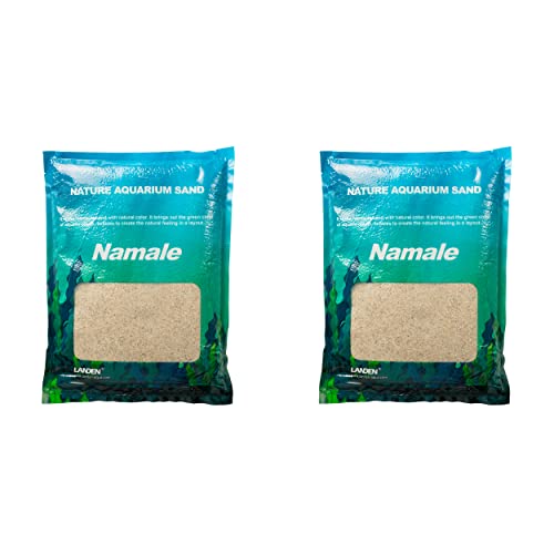 Namale Aquarium Natural Fish Tank Sand (M,3Lx2pks)