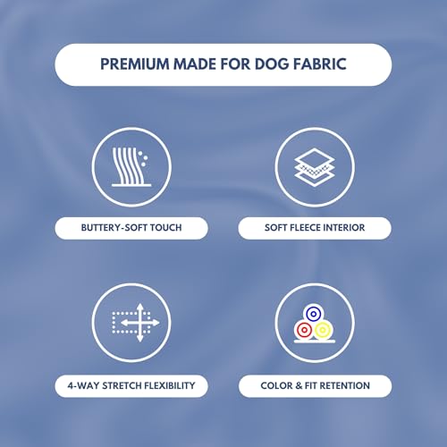 Dog Hoodie Buttery (Slate Blue / Medium)
