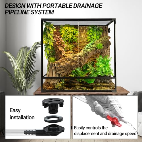 Large Tall Glass Reptile Tank 36"x18"x36" (36x18x36 inch)
