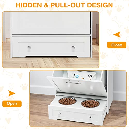 Pet Feeder Station (White)