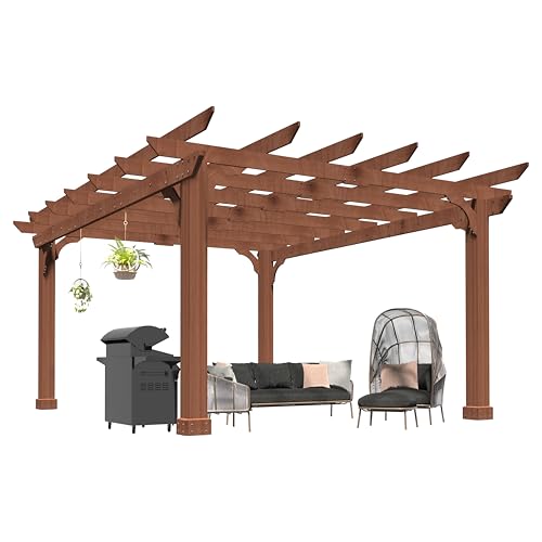 10x12 FT All Cedar Wooden Pergola (10 x 12 FT)