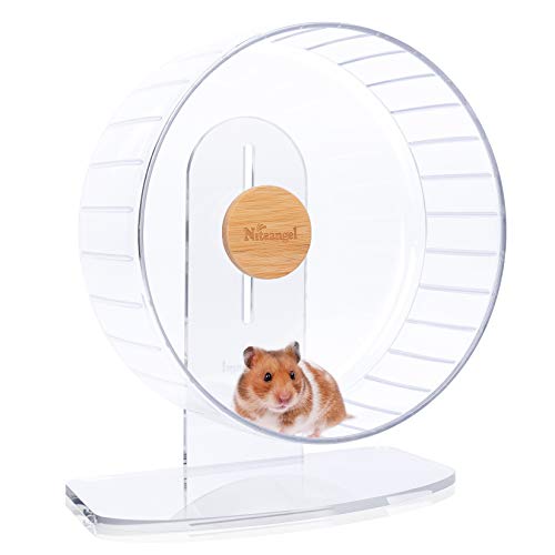 Super Silent Hamster Exercise Wheels (Large / Transparent)