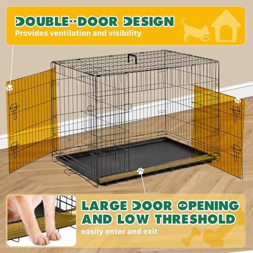 Large Dog Crate 42 Inch (42.5"L x 26.8"W x 29.1"H)