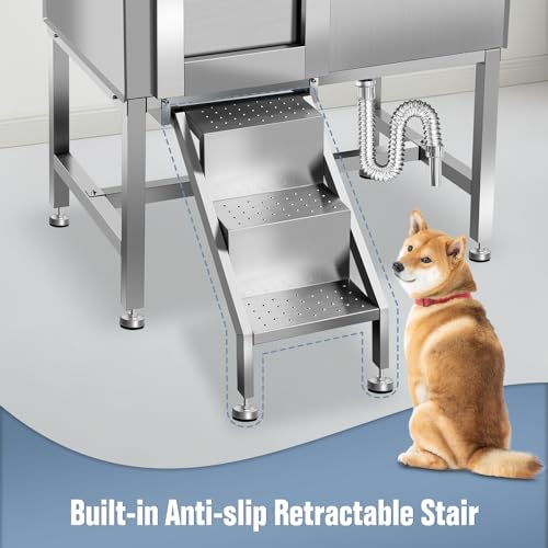 38" Dog Washing Station (L-RAMP)