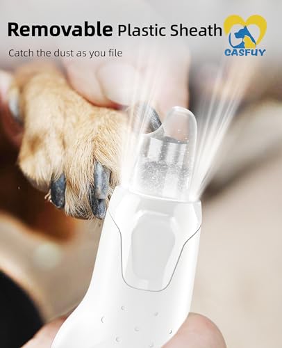 Dog Nail Grinder Quiet (White)