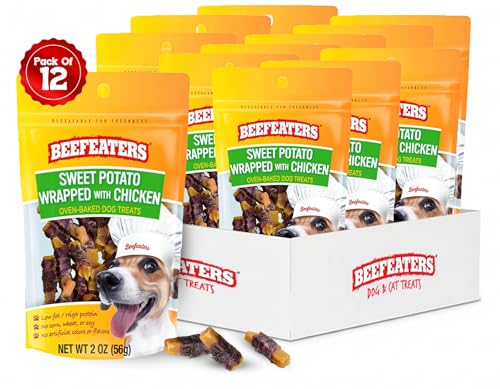 Dog Treats Sweet Potato Chews 2oz Resealable Bag (2 Ounce (Pack of 12))