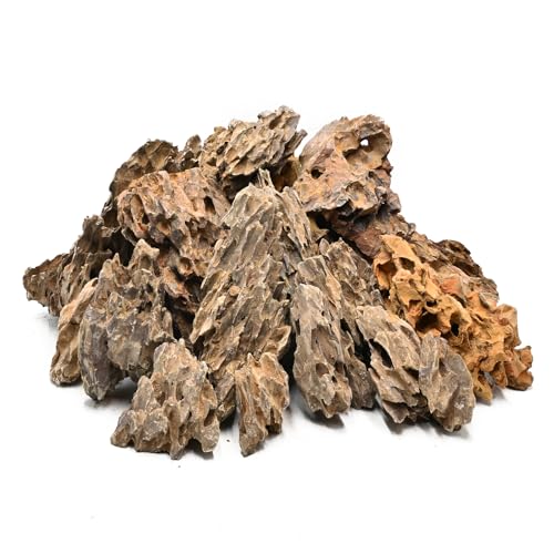 Natural Stone 10lb Fish Tank Rock for Aquarium Landscaping Models Fish Tank Decoration (10LB(2-6 inches))