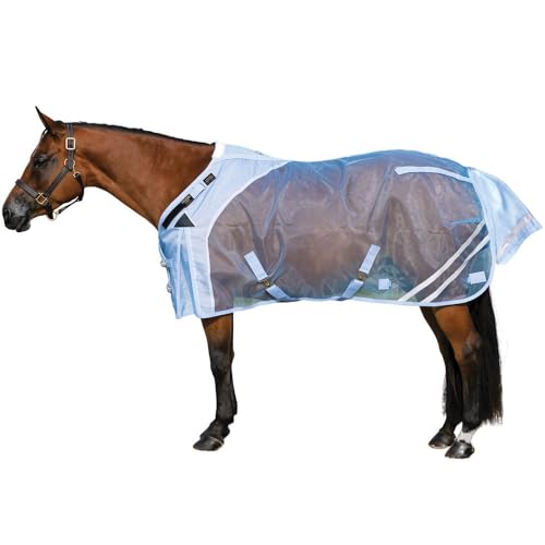 Mosquito Mesh II Adjusta (Horse Size 86 / V-Free Open Front Surcingle / Blue)