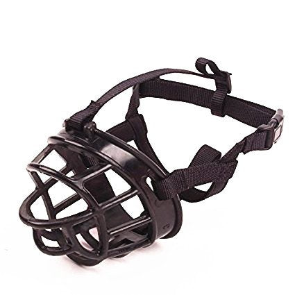 Basket Dog Muzzles (Black / 4: Snout 9-13")