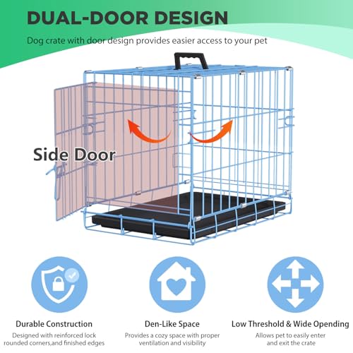 Dog Crate 18" (Blue)