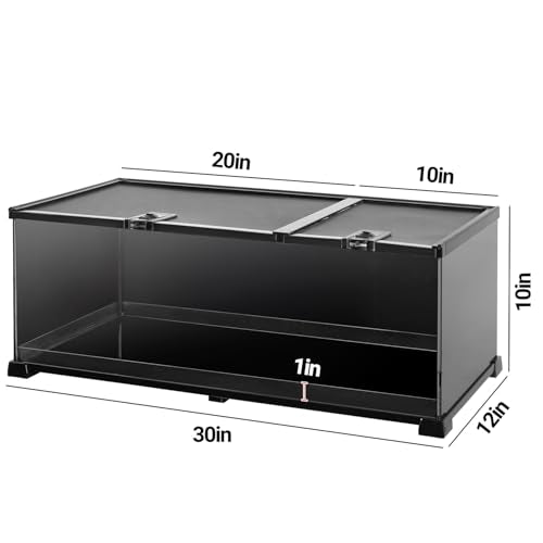 REPTIZOO Reptile Terrarium Tank 30" x 12" x 10"