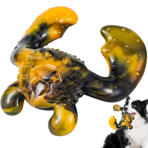 Dog Chew Toys for Aggressive Chewers (Yellow Black / Large)