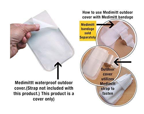 Outdoor Water Proof Cover. Slides Over MediMitts for Dogs paw (Small 20pk)