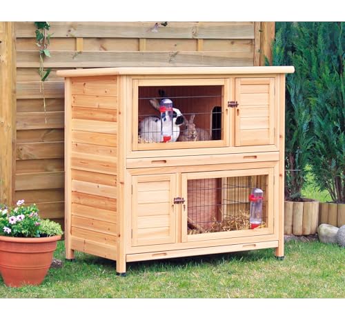 2 Story Rabbit Hutch with Retreat Area (2-Story)