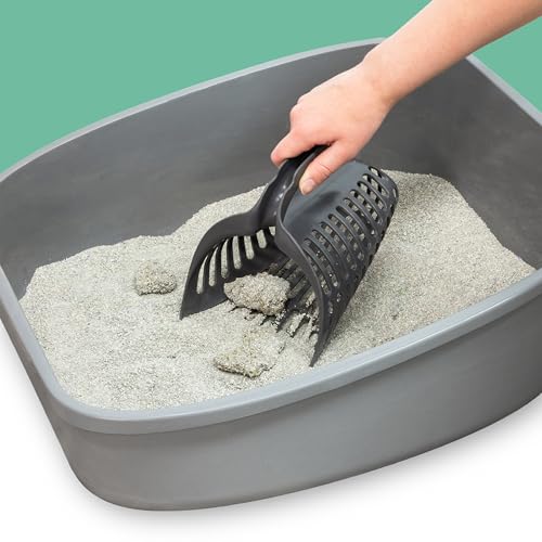 Infinity Cat Litter Scoop with Holder (F) Plastic Litter Scoop with Holder)